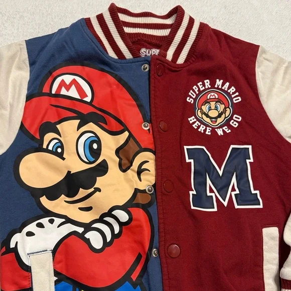 Super Mario Varsity Jacket - Picture 3 of 6